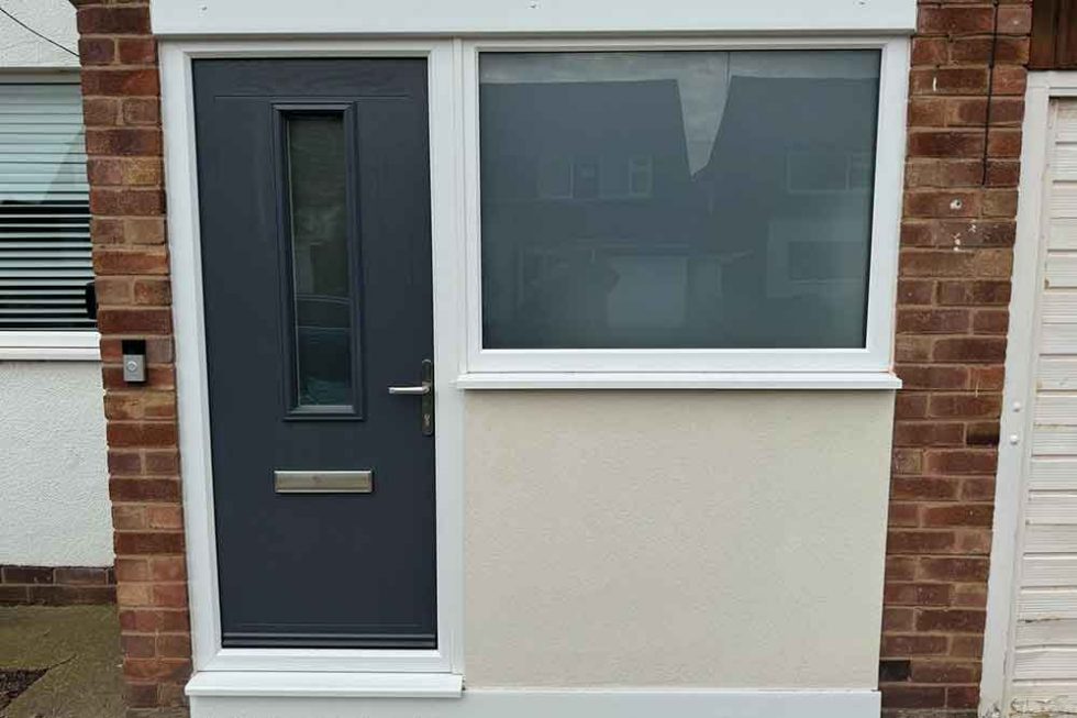 Dark Blue Front Door